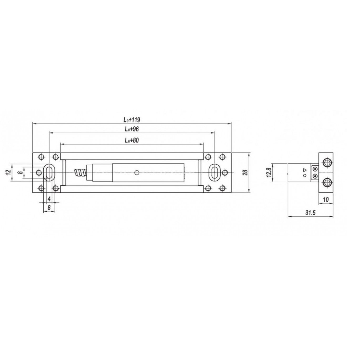 Magnetband-Messleiste Westec WMA 350 - 500 mm