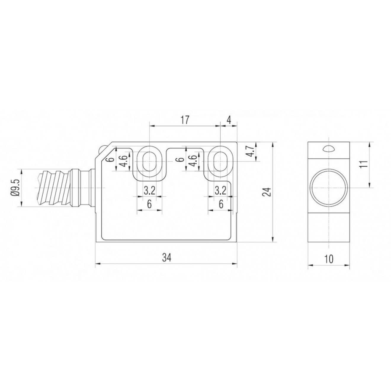 Magnetband Sensor Lesekopf Encoder Westec WMRS Skizze