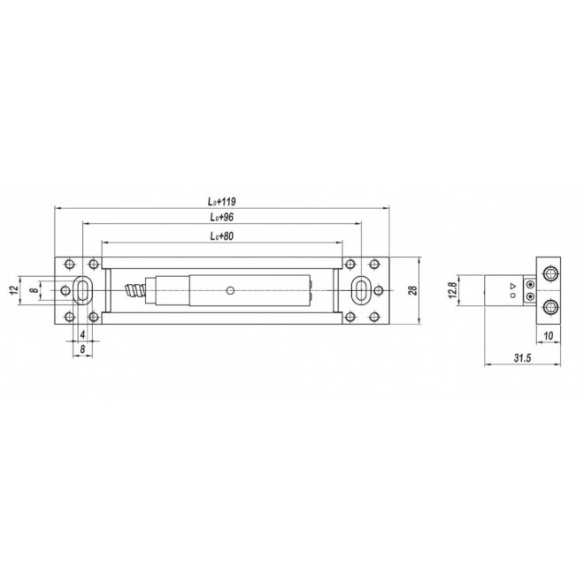 Magnetband-Messleiste Westec WMA 350 - 500 mm