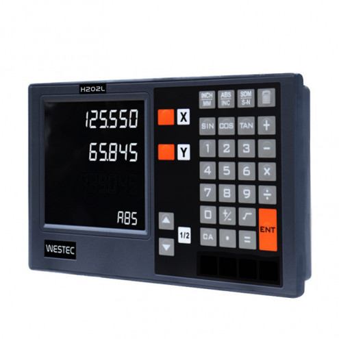 Digitale 2 Achsen Positionsanzeige Drehmaschine Westec WPA H202L