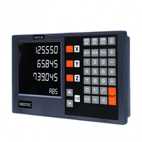 Digitale 3 Achsen Positionsanzeige Drehmaschine Westec WPA H203L