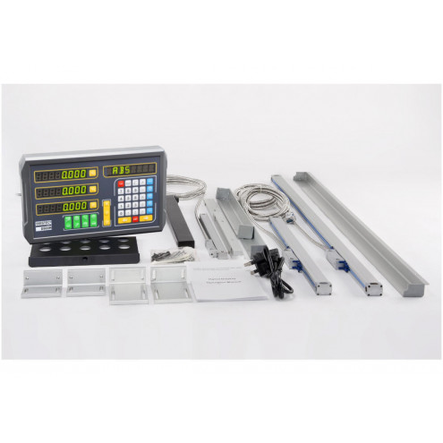 Digitale 3 Achsen Positionsanzeige Fräsmaschine Set Westec WPA D503M