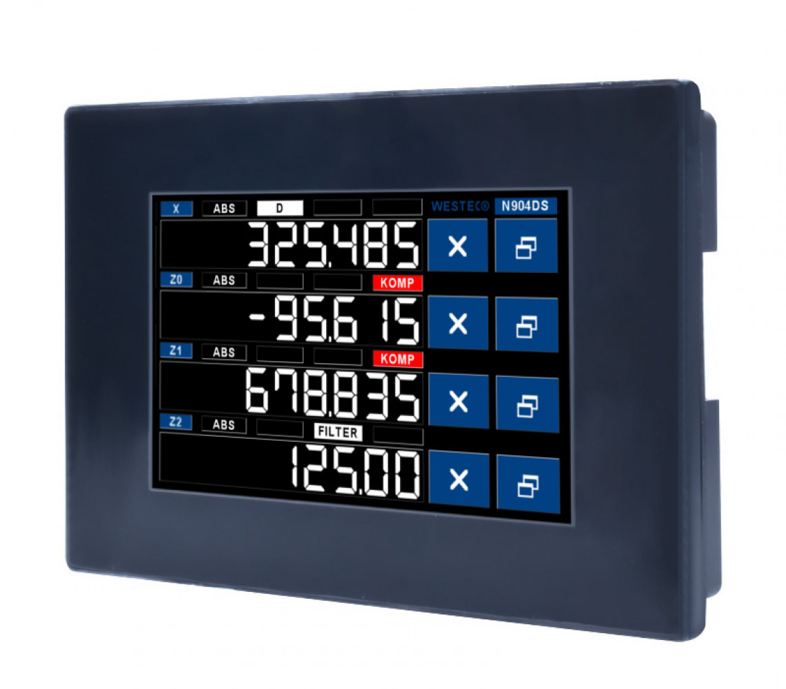 Positionsanzeige Digitalanzeige Glasmassstab Set Messsystem - Westec